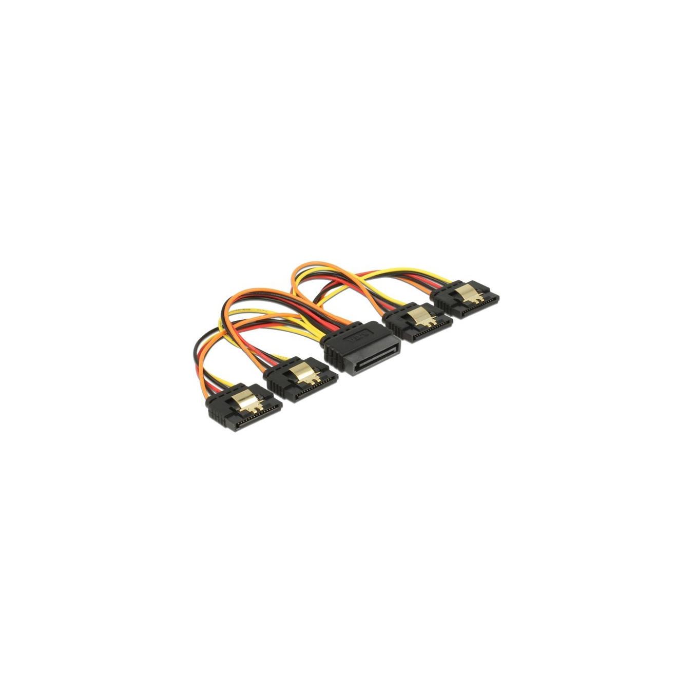 Cable SATA 15Pin male to 4x SATA 15Pin female — Buy in Cyprus with Fast Delivery