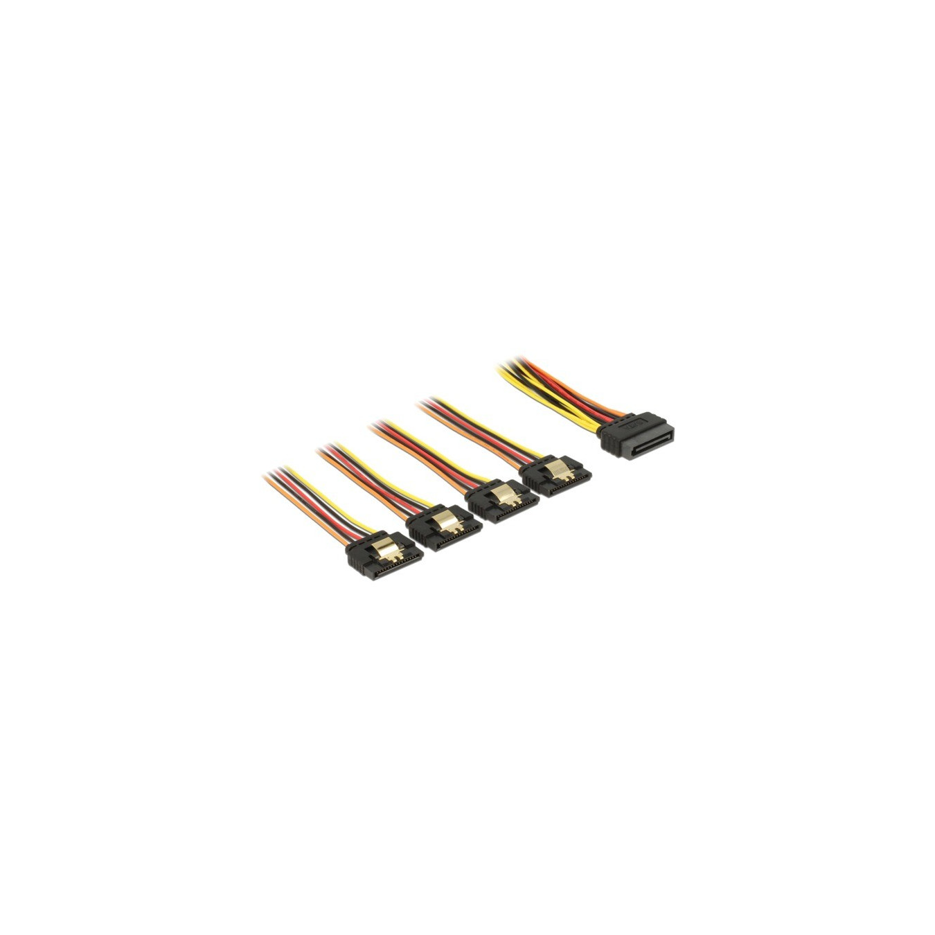 Cable SATA 15Pin male to 4x SATA 15Pin female — Buy in Cyprus with Fast Delivery