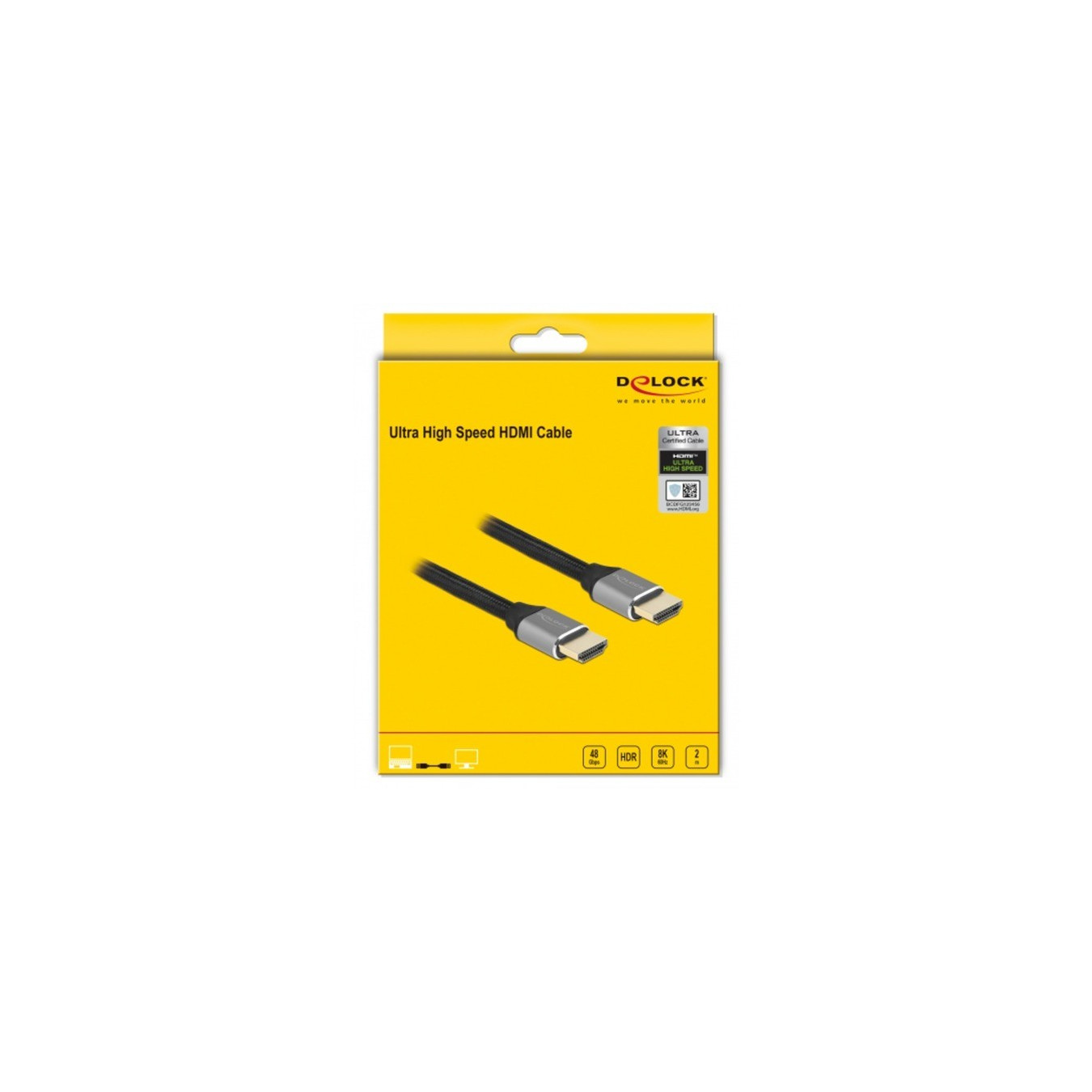 Ultra High Speed HDMI-Kabel 48 Gbps 8K 60Hz — Buy in Cyprus with Fast Delivery