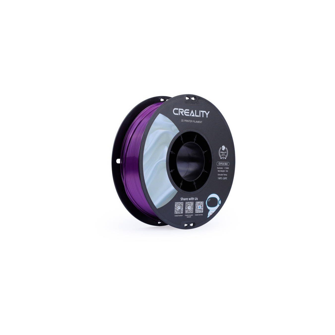 CR-Silk PLA Filament Lila, 3D-Filament — Buy in Cyprus with Fast Delivery