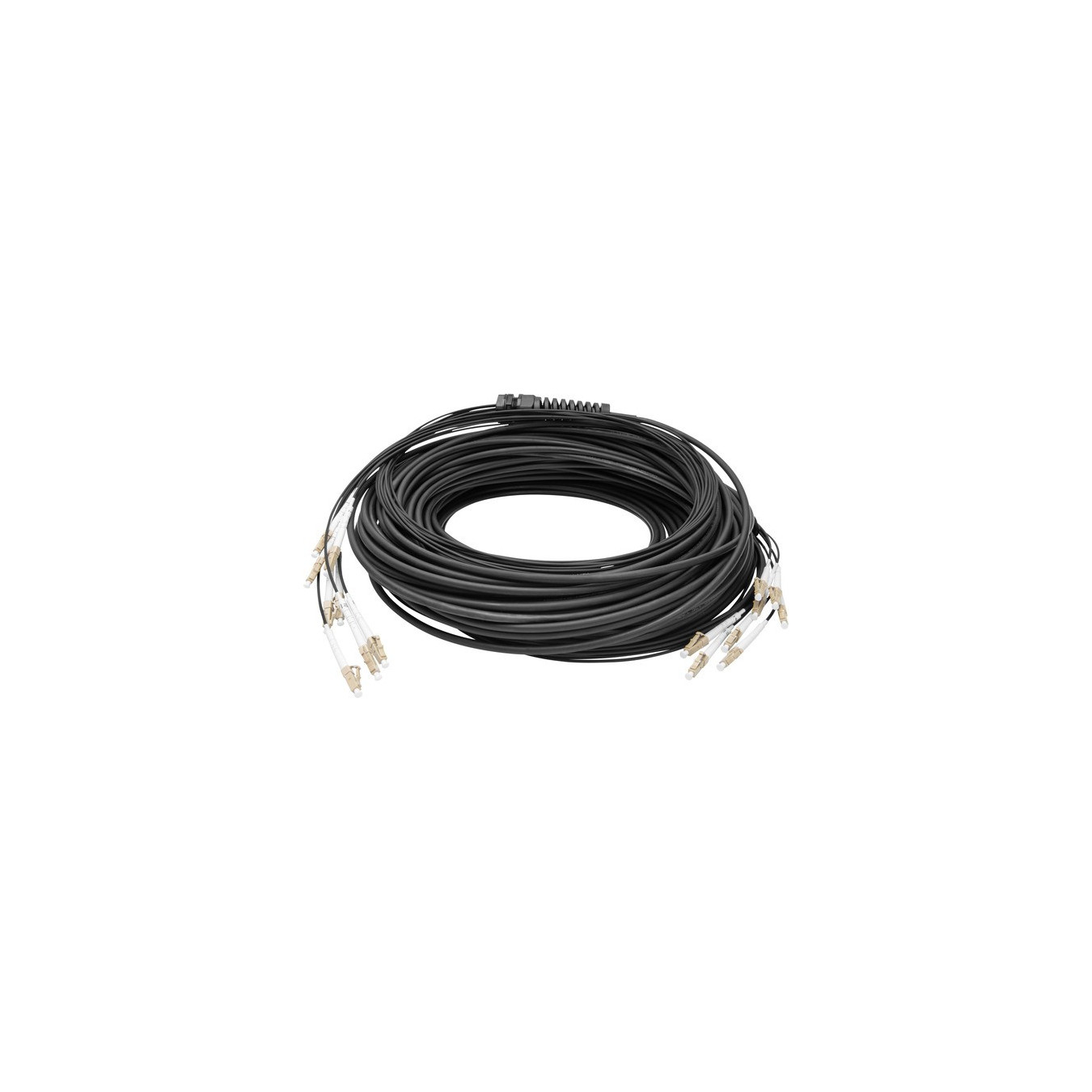 Fiber optic universal breakout cable, duplex, LC UPC connector, multimode OM4 — Buy in Cyprus with Fast Delivery