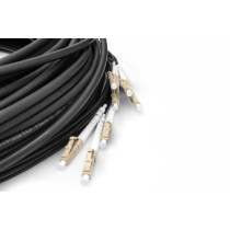Fiber optic universal breakout cable, duplex, LC UPC connector, multimode OM4 — Buy in Cyprus with Fast Delivery
