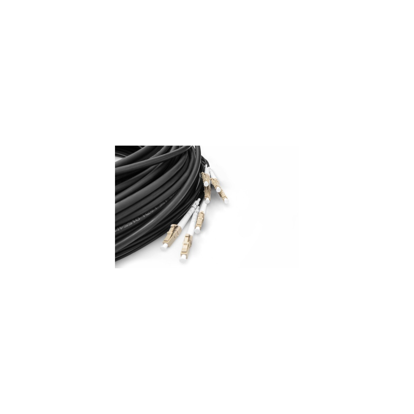 Fiber optic universal breakout cable, duplex, LC UPC connector, multimode OM4 — Buy in Cyprus with Fast Delivery
