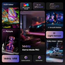 43E77Q Pro, QLED TV — Buy in Cyprus with Fast Delivery