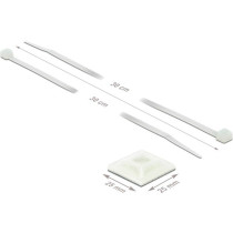 Mounting base 25 x 25mm with cable tie L 300 x W 4.8mm — Buy in Cyprus with Fast Delivery