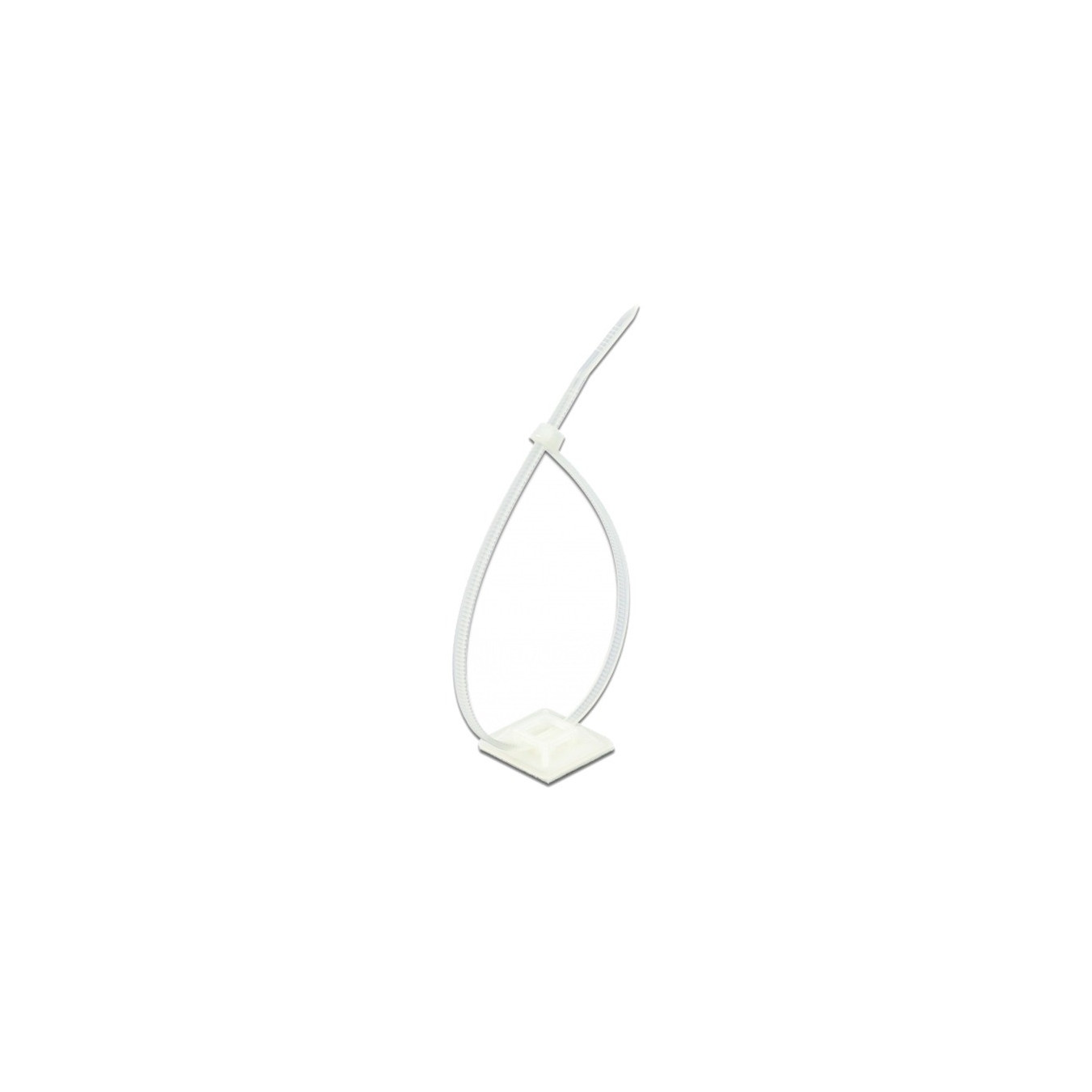Mounting base 25 x 25mm with cable tie L 300 x W 4.8mm — Buy in Cyprus with Fast Delivery