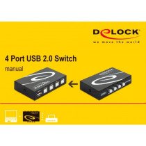 Switch USB 2.0 4 port manual, USB switch — Buy in Cyprus with Fast Delivery