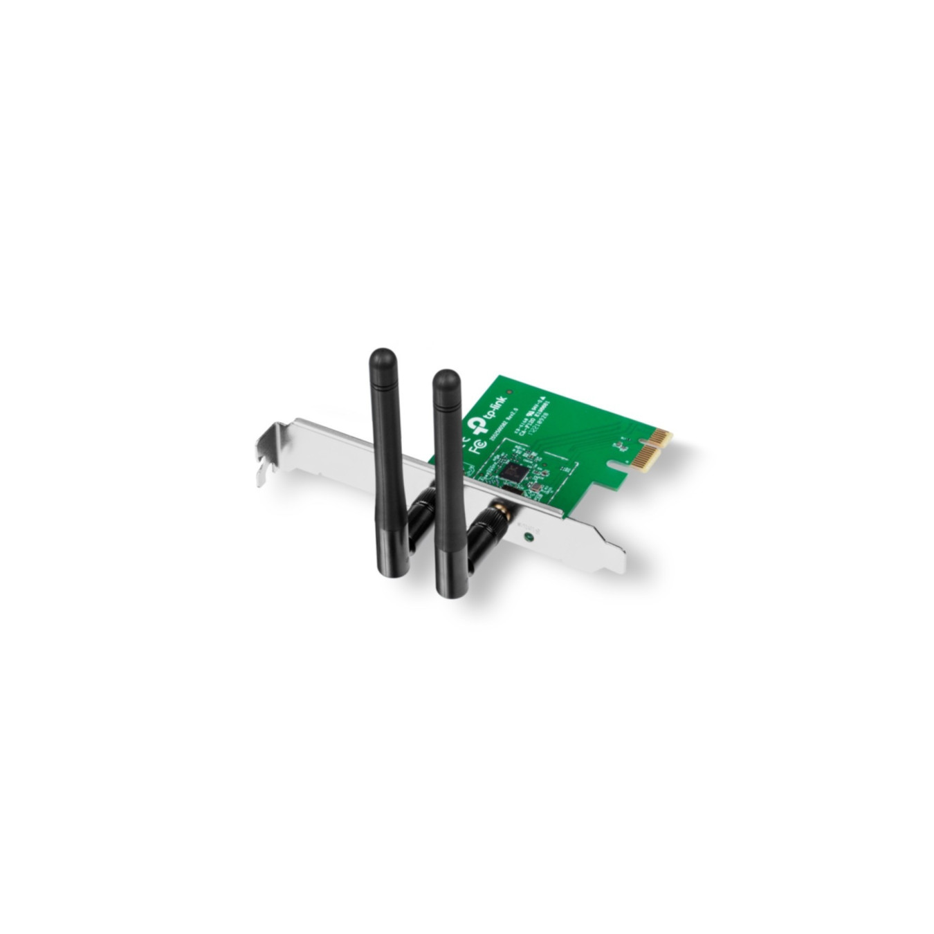 TP-Link Wireless PCI-E Adapter - TL-WN881ND - 300Mbps 2.4GHz, External RP-SMA Antenna, Green