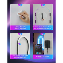 Bending clips for neon light tube 2 — Buy in Cyprus with Fast Delivery