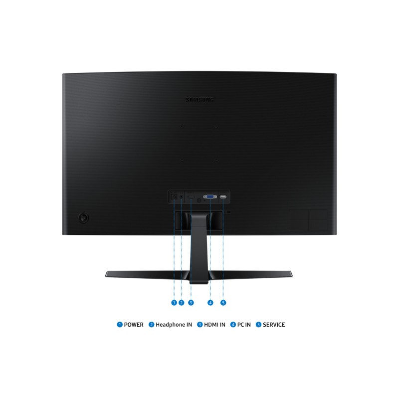 Buy Samsung S27D366GAU - 27" (68.6 cm) Curved VA LED Monitor - Full HD, 100Hz, 4... in Cyprus, Nicosia, Limassol, Larnaka, Pafos