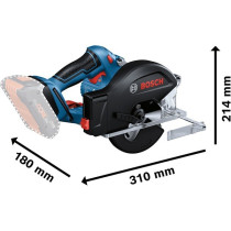 Akku-Metalkreissäge GKM 18V-50 Professional solo, Handkreissäge — Buy in Cyprus with Fast Delivery