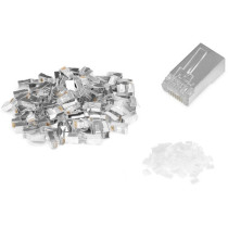 CAT.6 modular plug for round cable, shielded, 100 pieces — Buy in Cyprus with Fast Delivery
