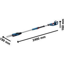 Cordless telescopic pruner GKE 18V-25 TP Professional solo, chainsaw — Buy in Cyprus with Fast Delivery