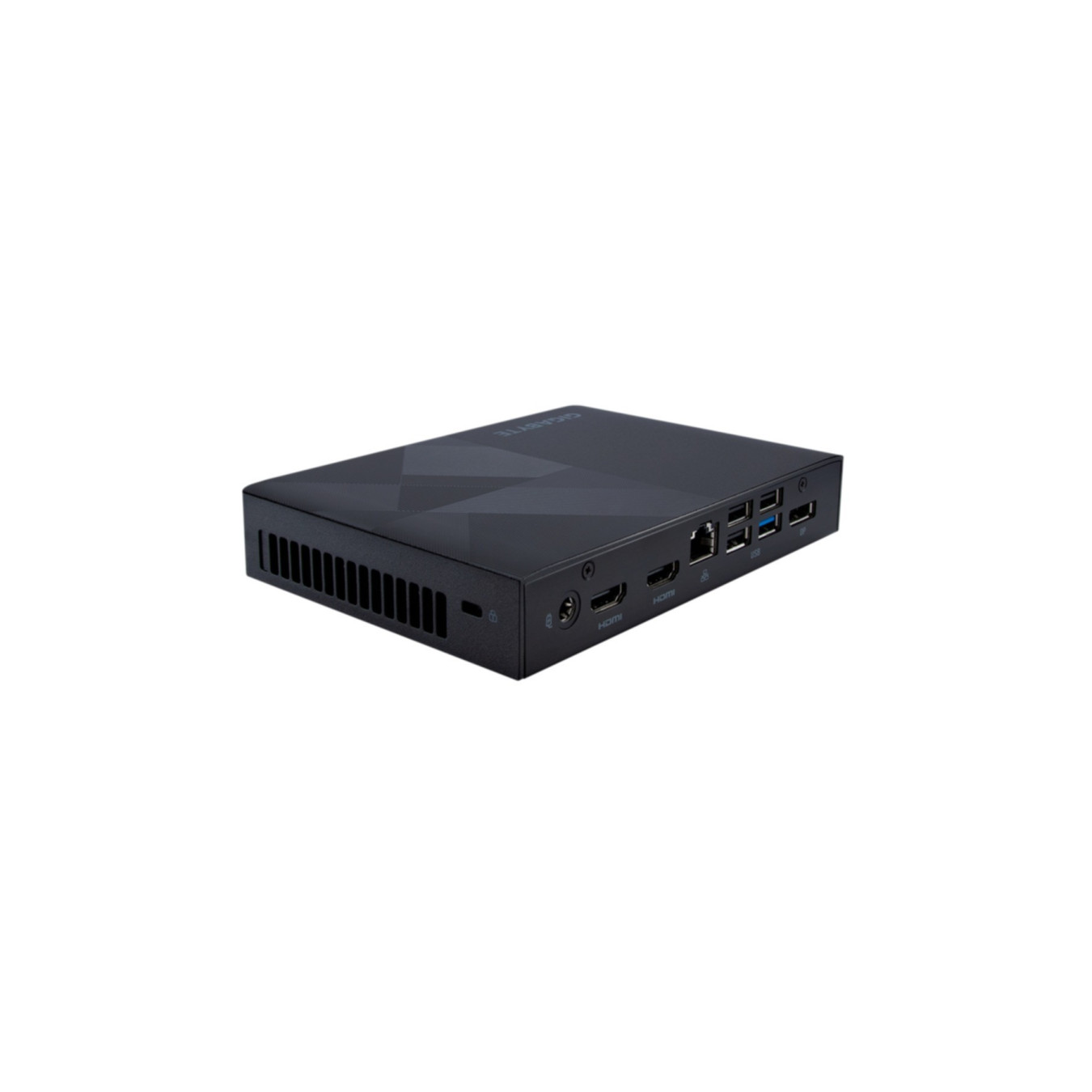 Gigabyte BRIX Barebone - GB-BNIP-N200 - Compact Black Mini PC, Barebone, Intel Core i3 N-series (Alder Lake-N)