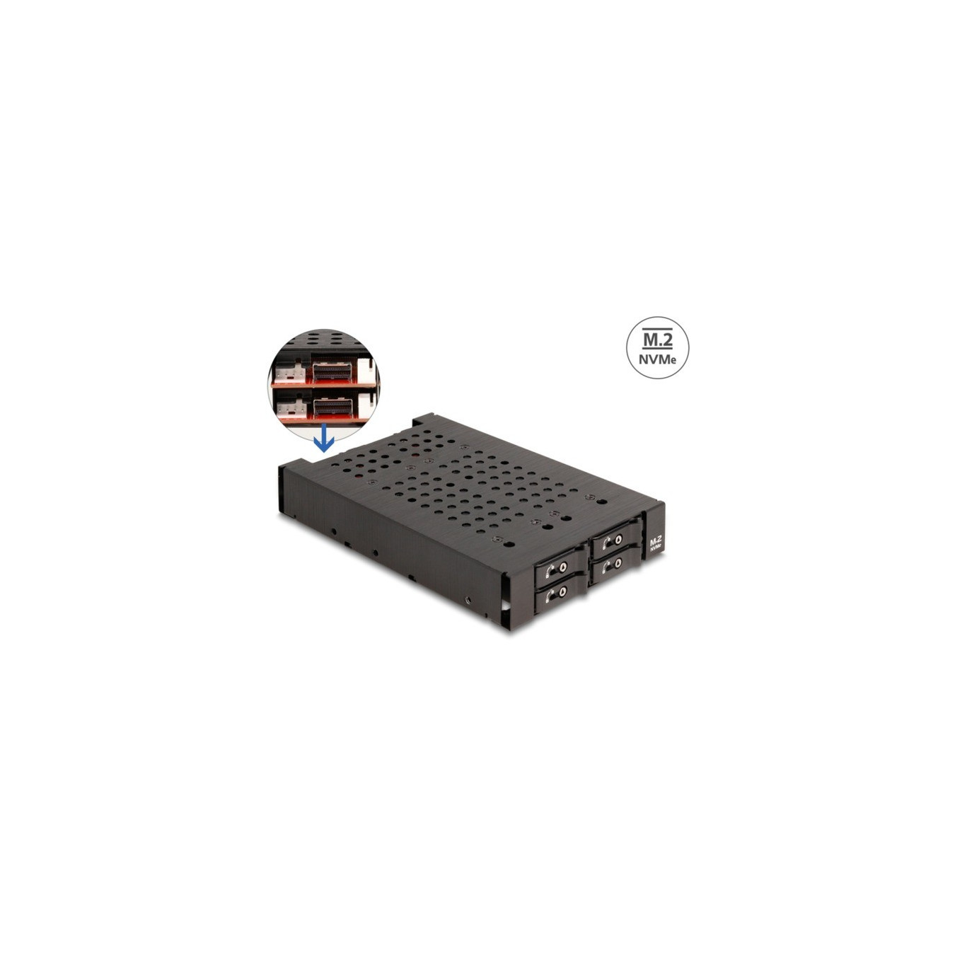 3.5′′ removable frame for 4 x M.2 NVMe SSD — Buy in Cyprus with Fast Delivery