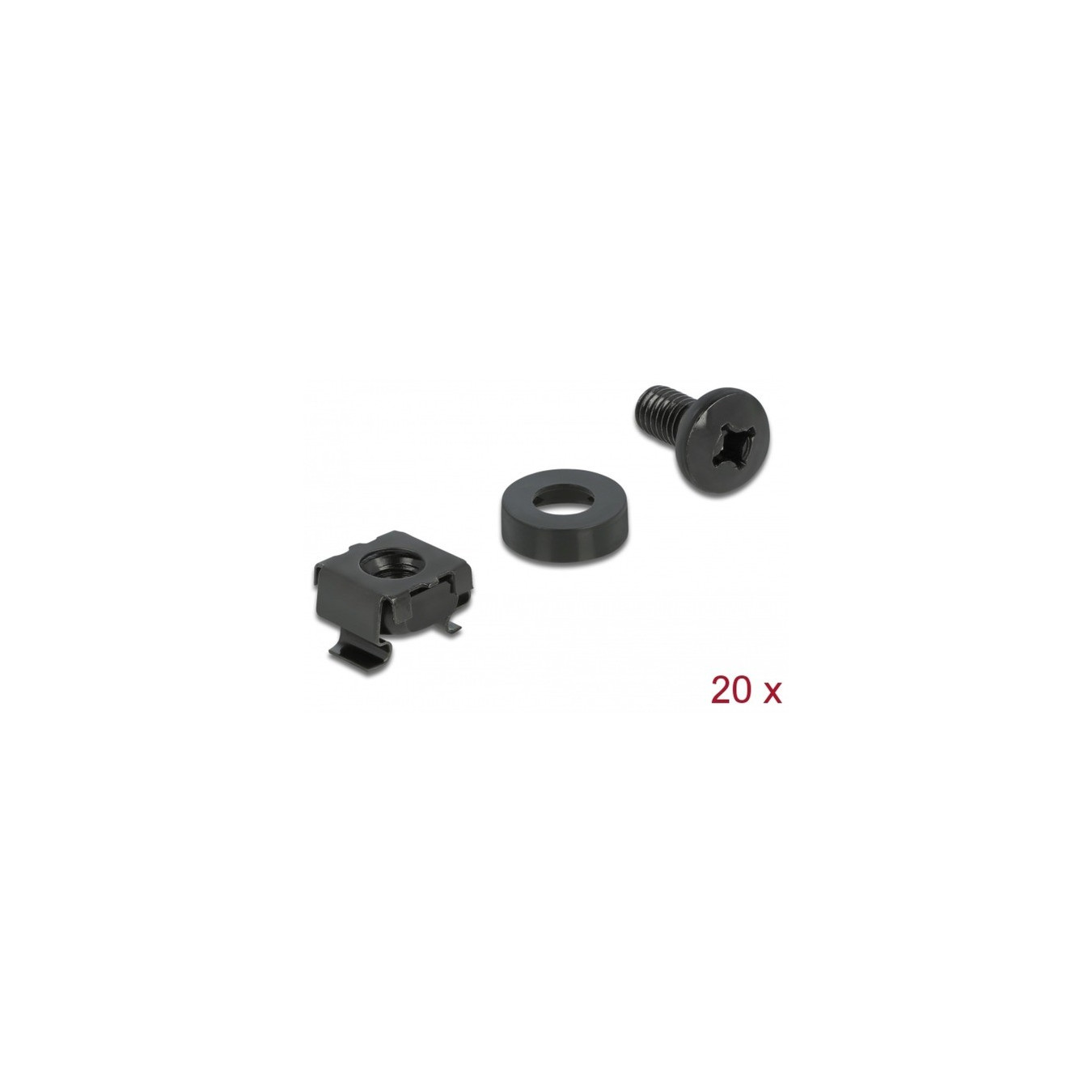 Fastening set for network cabinet, 20 pieces, screw — Buy in Cyprus with Fast Delivery