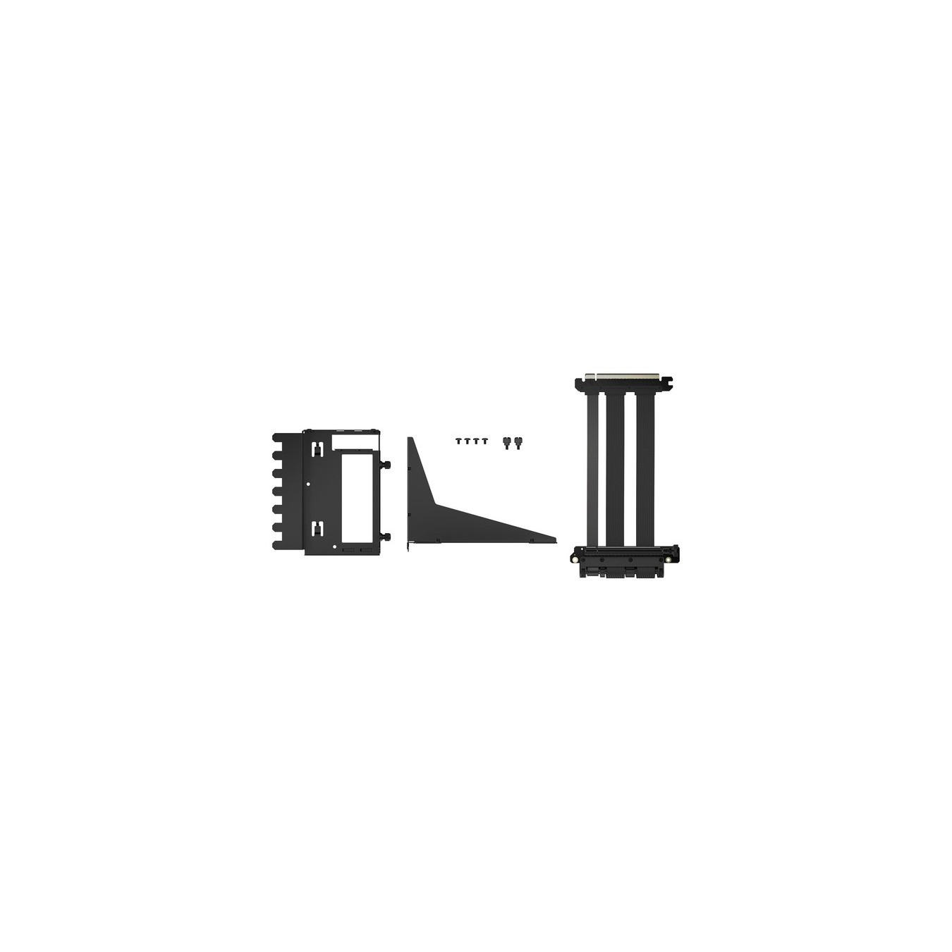 Flex 2 PCIe 4.0 x16 Black, bracket + extension cable — Buy in Cyprus with Fast Delivery