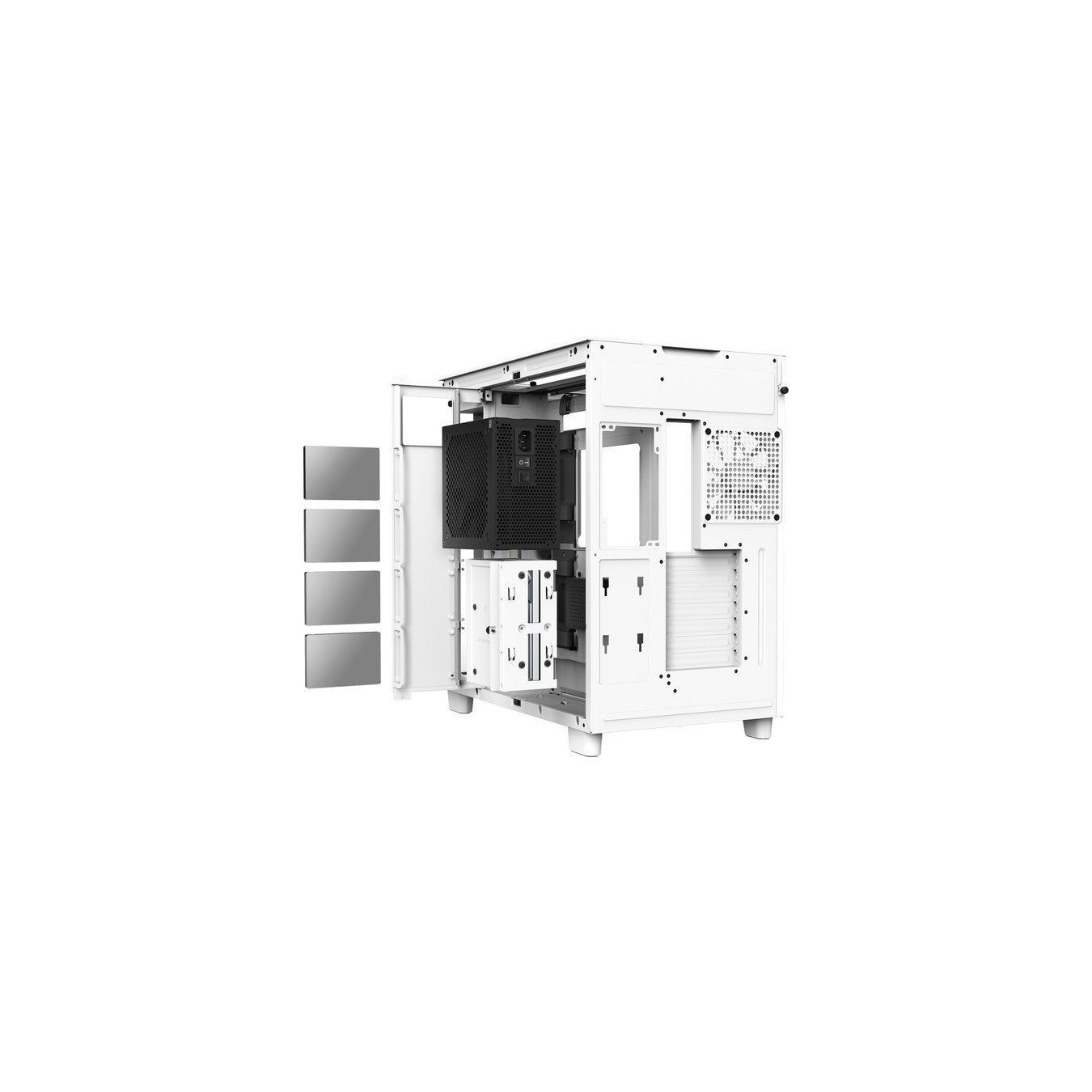 H9 Elite All White, tower case — Buy in Cyprus with Fast Delivery