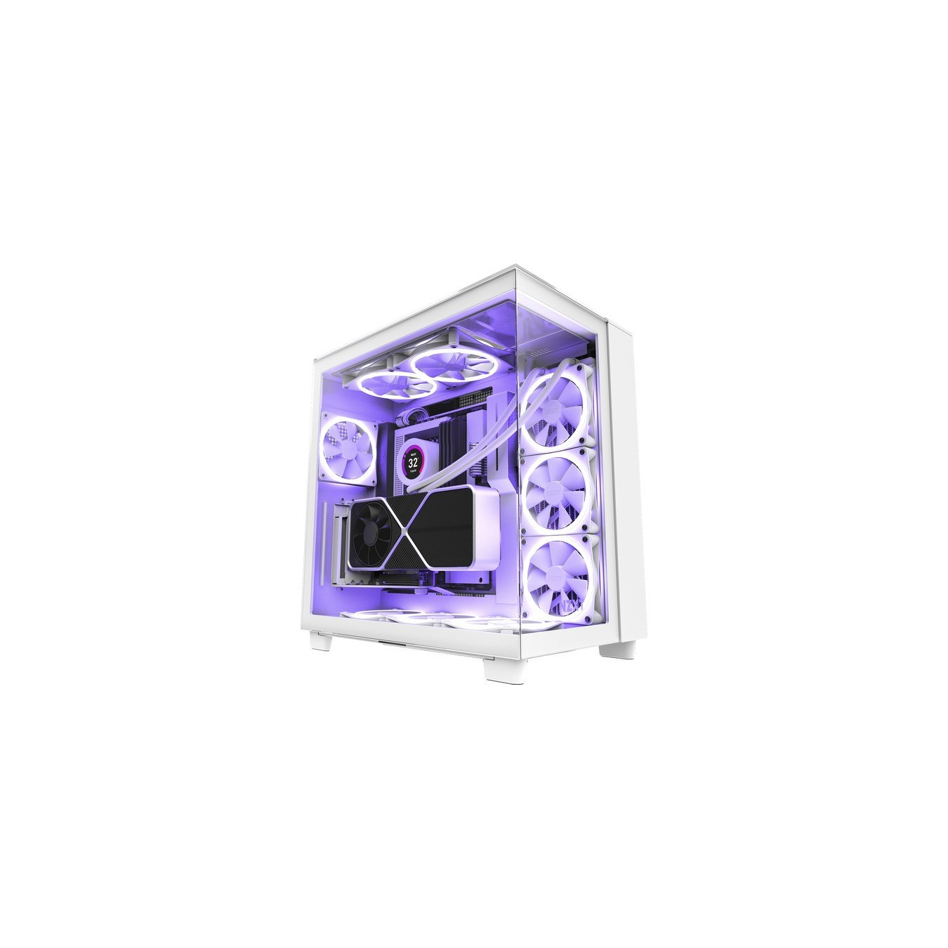 H9 Elite All White, tower case — Buy in Cyprus with Fast Delivery