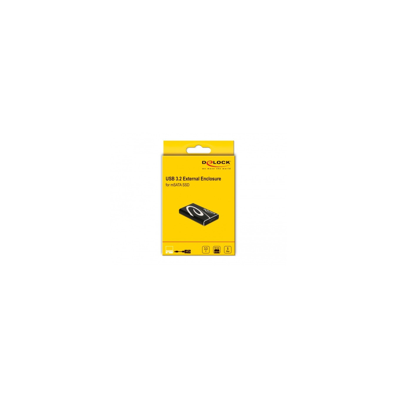 External enclosure SuperSpeed USB for mSATA SSD, drive enclosure — Buy in Cyprus with Fast Delivery