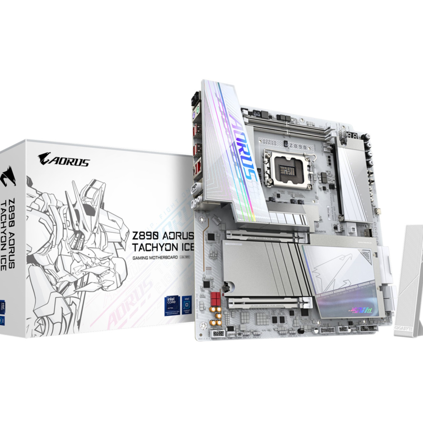 GIGABYTE GA-Z890 A Tachyon ICE (LGA1851) - E-ATX, DDR5, 2x DIMM, 128GB Max — Buy in Cyprus with Fast Delivery