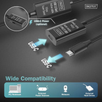 Active USB 3.2 Gen 1 extension cable, USB-C male to USB-C female — Buy in Cyprus with Fast Delivery