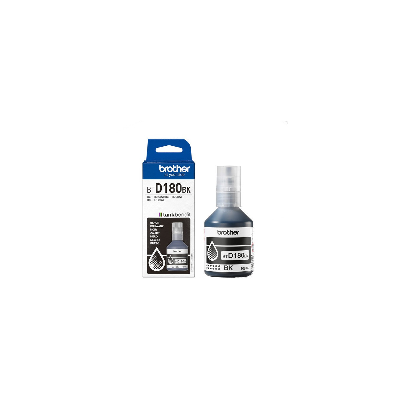 Ink bottle BTD180BK black — Buy in Cyprus with Fast Delivery