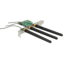 PCIe to 1x M.2 with 3 antennas, LAN adapter — Buy in Cyprus with Fast Delivery