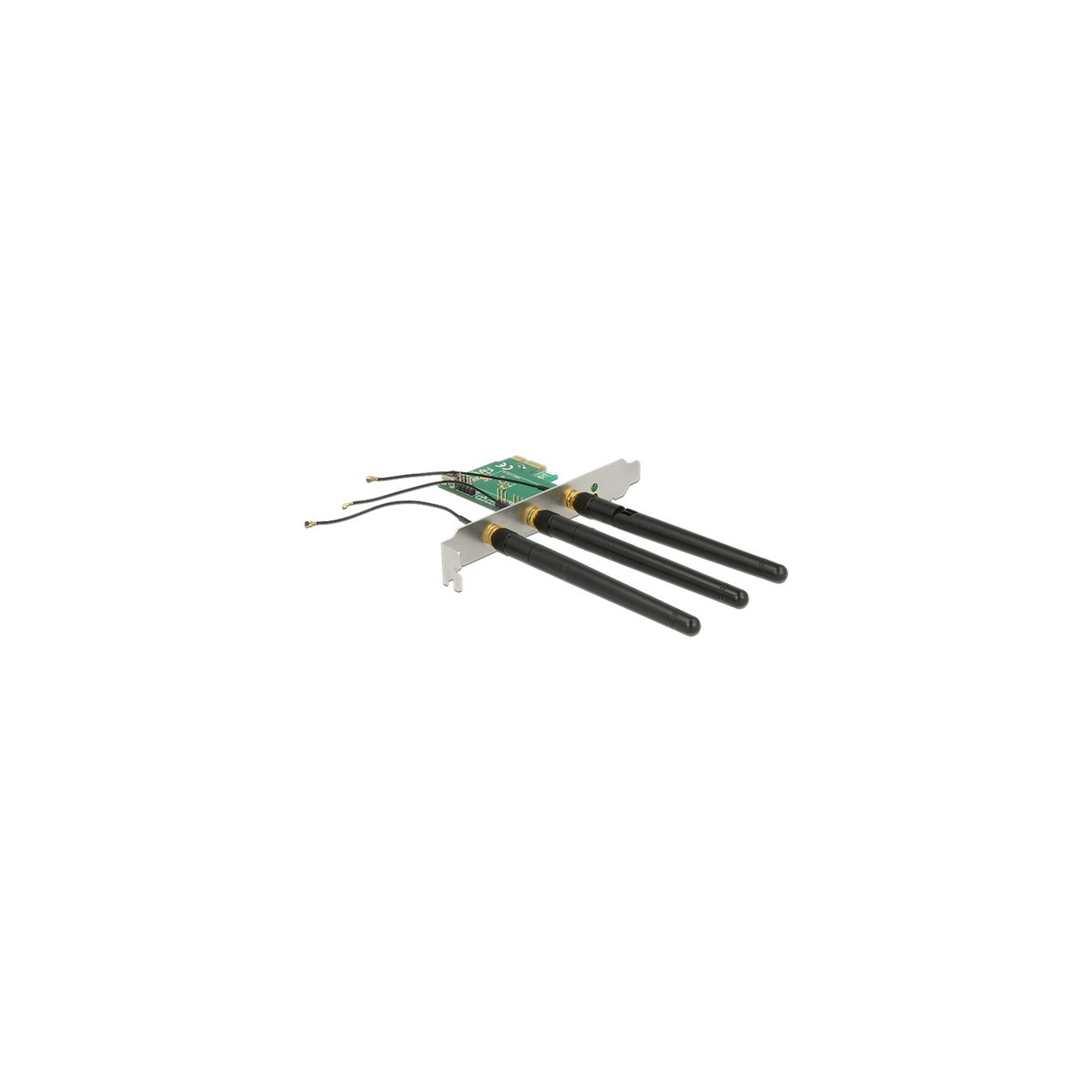 PCIe to 1x M.2 with 3 antennas, LAN adapter — Buy in Cyprus with Fast Delivery