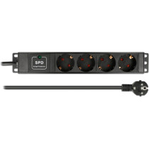 4-way power strip, 1U — Buy in Cyprus with Fast Delivery