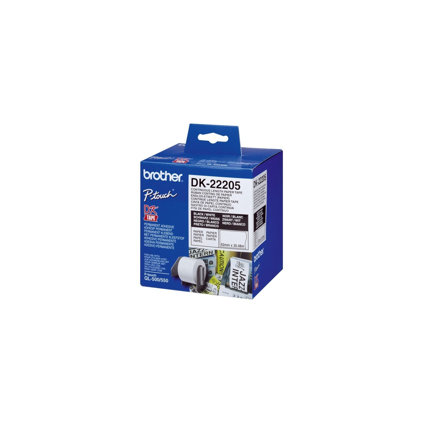 Continuous label (paper) DK-22205, tape — Buy in Cyprus with Fast Delivery