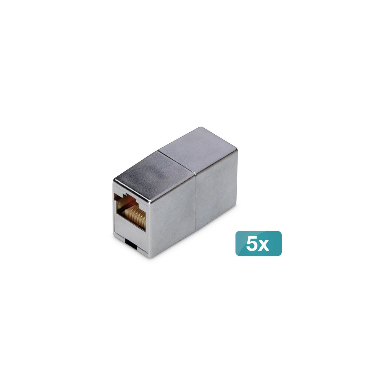 Cat.5e modular coupling, 5 pieces — Buy in Cyprus with Fast Delivery