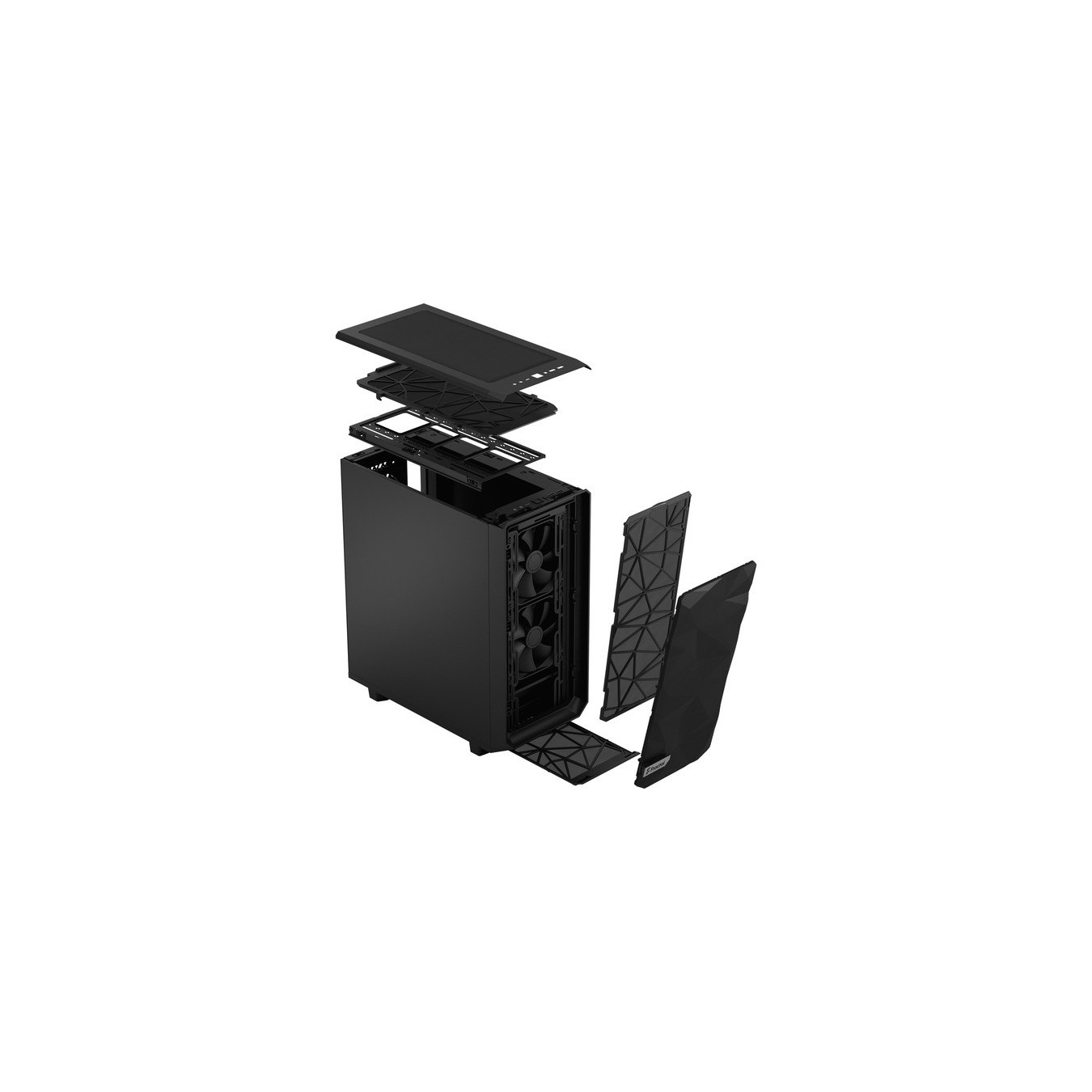 Meshify 2 Compact Black Solid, Tower-Gehäuse — Buy in Cyprus with Fast Delivery