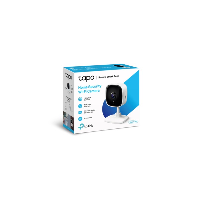Buy TP-Link Tapo C100 - 1080p Indoor Wi-Fi Camera - White, Night Vision, 2‑Way... in Cyprus, Nicosia, Limassol, Larnaka, Pafos