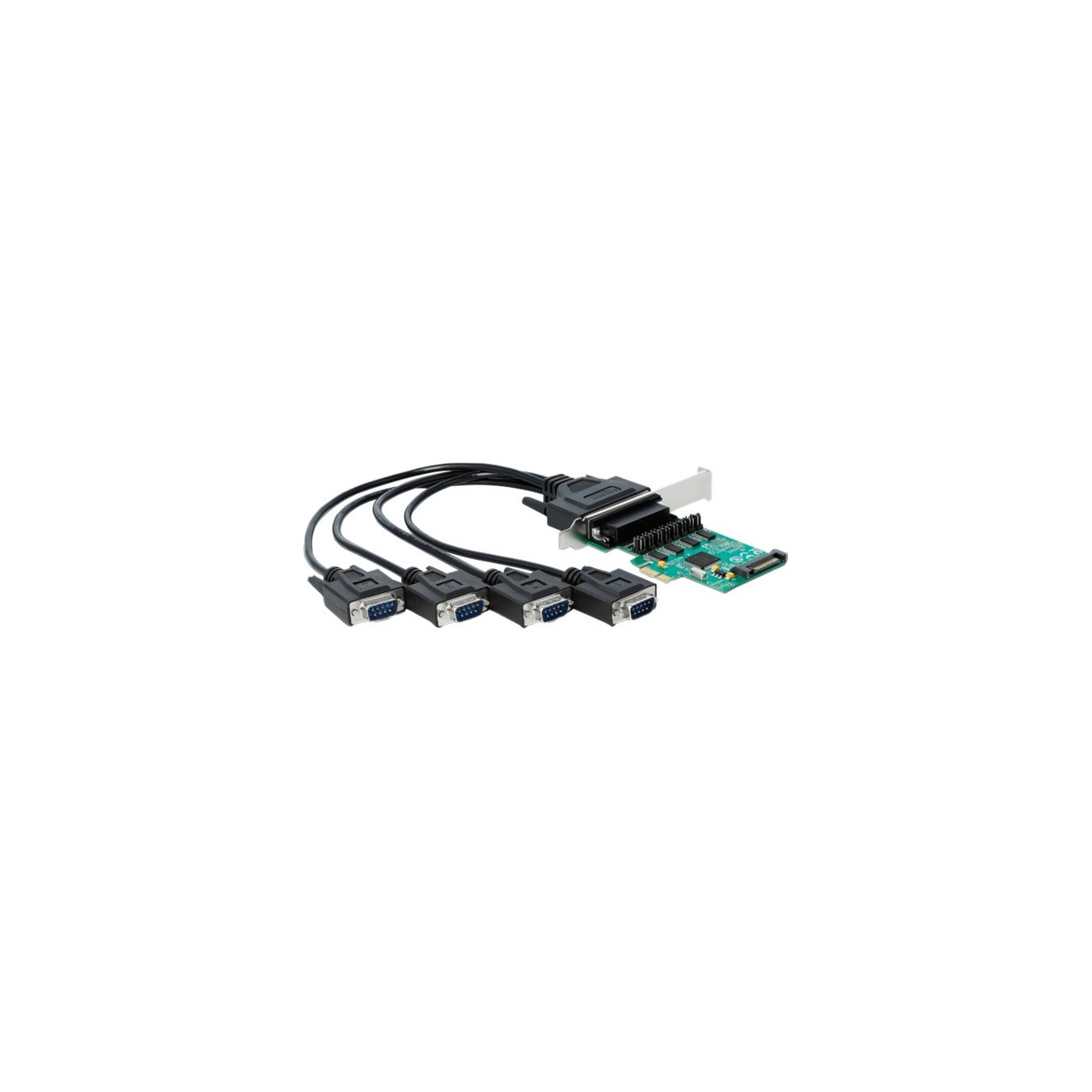 PCIe x1 card to 4 x serial RS-232 with 5V or 12V, interface card — Buy in Cyprus with Fast Delivery