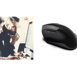 Buy CHERRY MW 4500 Wireless Ergonomic Right-Hand Mouse - JW-4500 - Black, 1200 D... in Cyprus, Nicosia, Limassol, Larnaka, Pafos