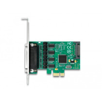 PCIe x1 card to 4 x serial RS-232 with 5V or 12V, interface card — Buy in Cyprus with Fast Delivery
