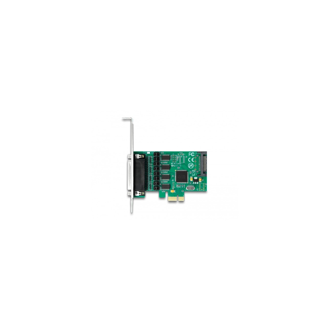 PCIe x1 card to 4 x serial RS-232 with 5V or 12V, interface card — Buy in Cyprus with Fast Delivery