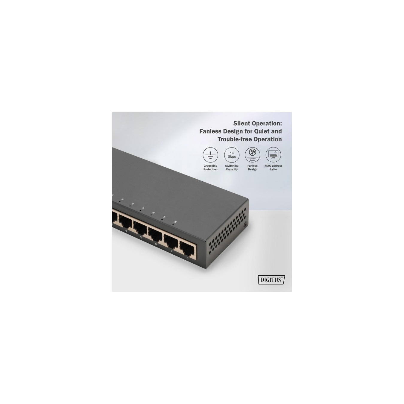 8-Port Gigabit, Switch — Buy in Cyprus with Fast Delivery
