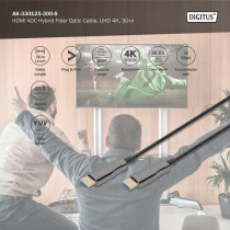 HDMI AOC hybrid fiber optic cable, UHD 4K — Buy in Cyprus with Fast Delivery