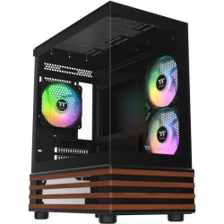 Thermaltake View 170 WS ARGB - µATX Mini Tower PC Case with Wood Accent - CA-1Z4-00M1WN-WS (Boxed)