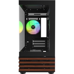 Thermaltake View 170 WS ARGB - µATX Mini Tower PC Case with Wood Accent - CA-1Z4-00M1WN-WS (Boxed)