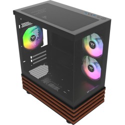 Thermaltake View 170 WS ARGB - µATX Mini Tower PC Case with Wood Accent - CA-1Z4-00M1WN-WS (Boxed)