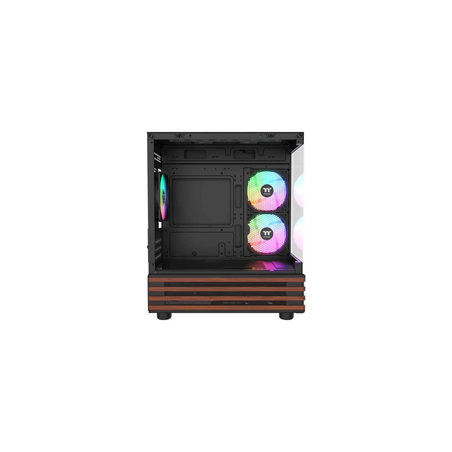 Thermaltake View 170 WS ARGB - µATX Mini Tower PC Case with Wood Accent - CA-1Z4-00M1WN-WS (Boxed)