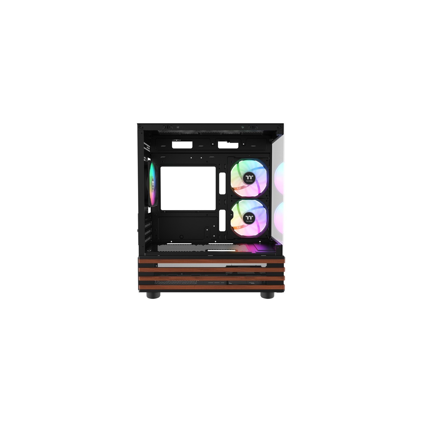 Thermaltake View 170 WS ARGB - µATX Mini Tower PC Case with Wood Accent - CA-1Z4-00M1WN-WS (Boxed)