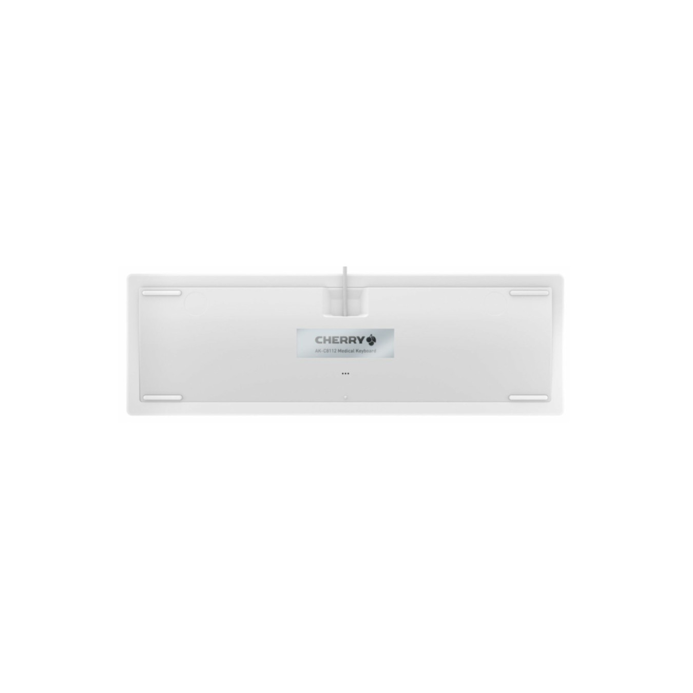 Cherry Medical ACTIVE KEY AK-C8112 - Wired USB Medical Keyboard - White, German QWERTZ, Disinfectable