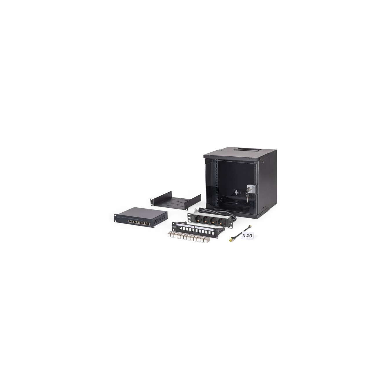 Network set SOHO Pro 10' 315x300 mm (WxD), IT cabinet — Buy in Cyprus with Fast Delivery