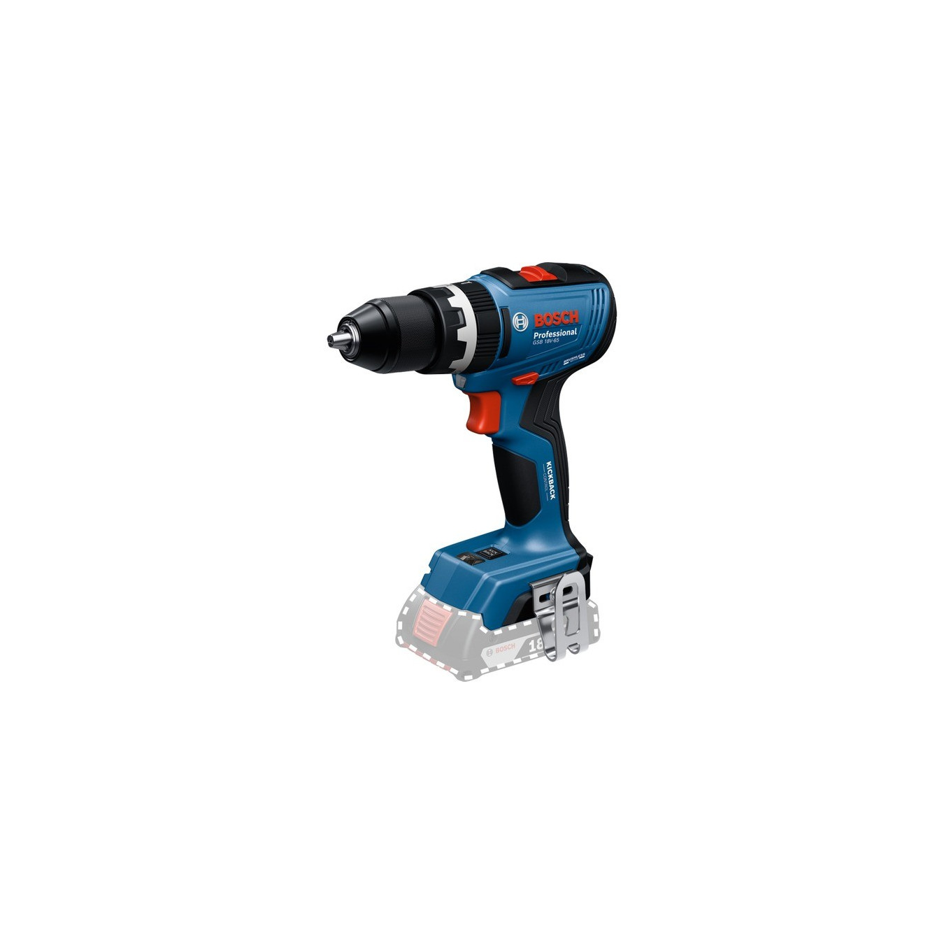 Cordless impact drill GSB 18V-65 Professional solo, 18 volts — Buy in Cyprus with Fast Delivery
