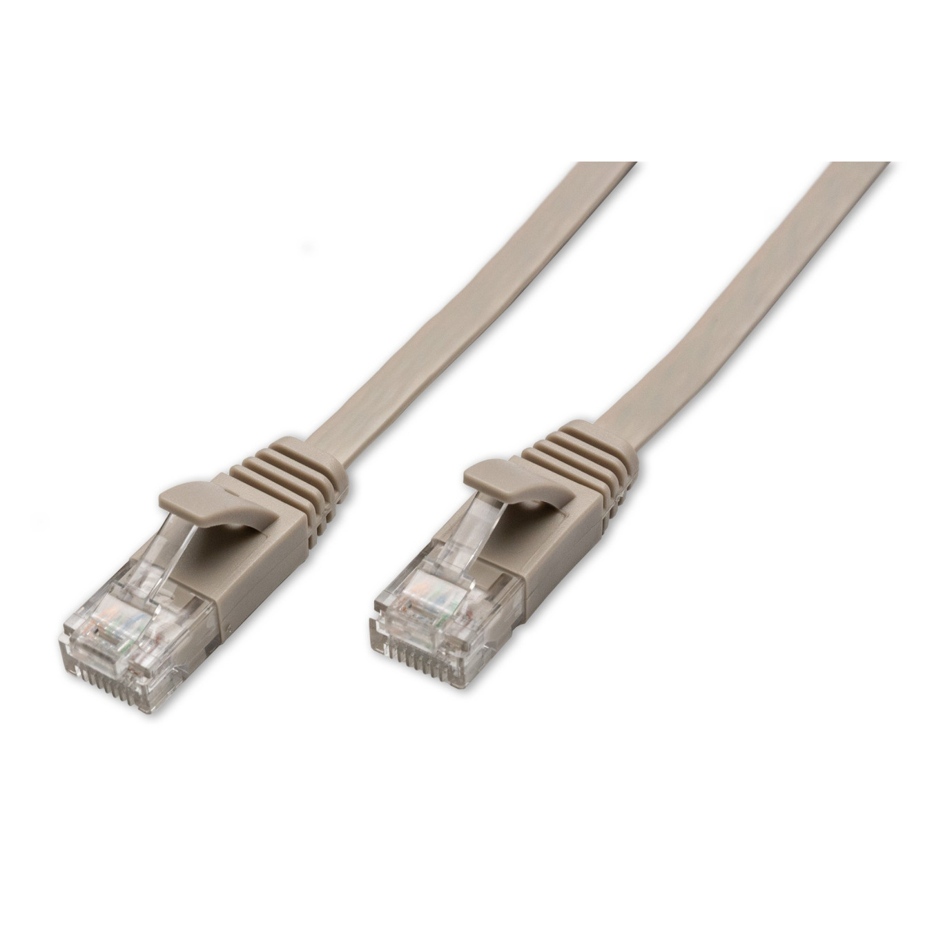 Cat6a Ethernet Patch Cable - 2m - Grey, RJ45, 10Gbps, Gold-Plated Metal Connectors — Buy in Cyprus with Fast Delivery