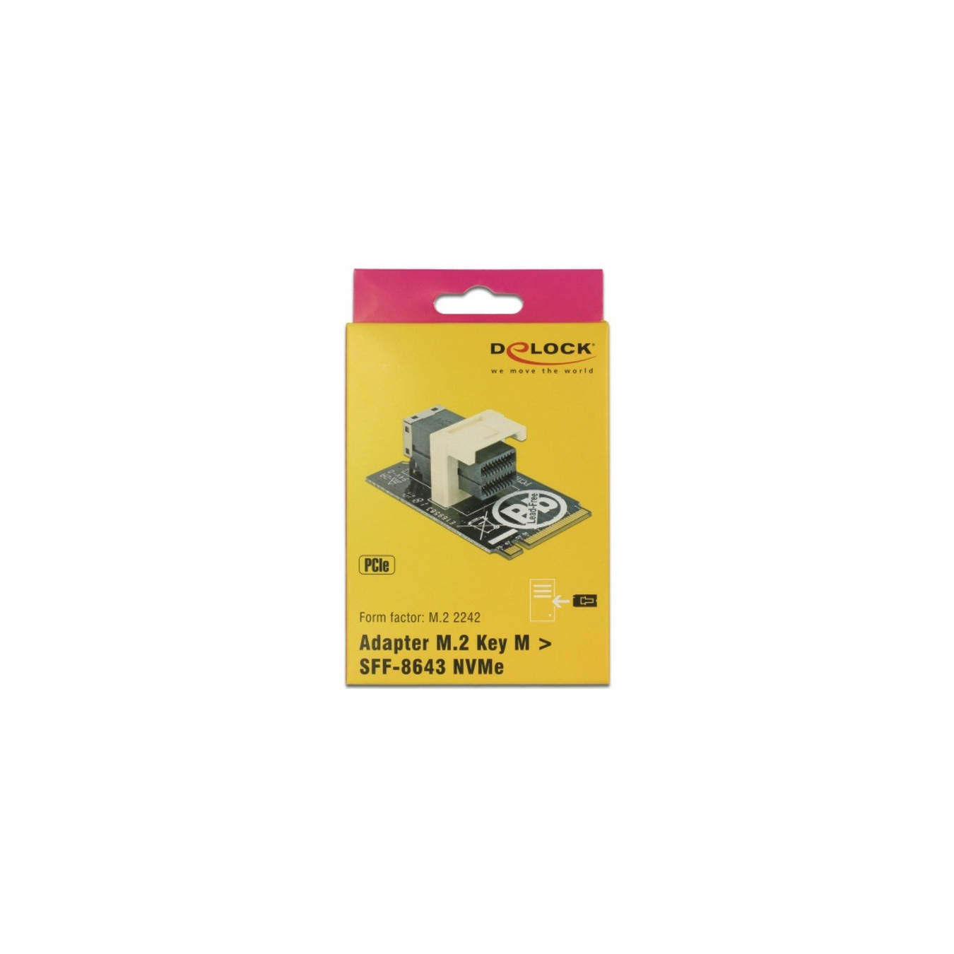 Adapter M.2 Key M to SFF-8643 NVMe 2242 — Buy in Cyprus with Fast Delivery